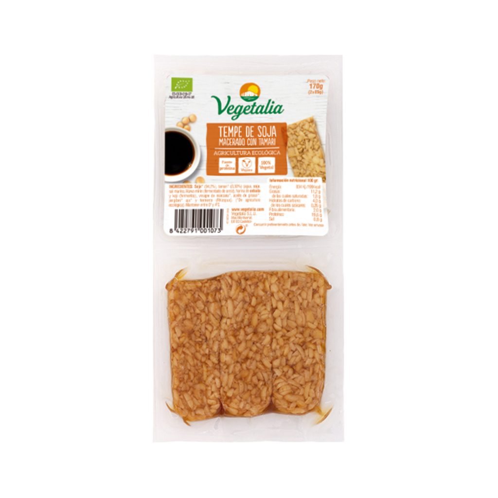 Vegetalia - Tempe soja macerat amb tamari 2x85g